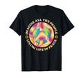 Hippie Imagine Living Life Peace T-Shirt - Aesthetic Graphic Men Women - T-Shirt, Sweatshirt, Hoodie