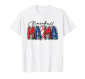 Baseball Mama Patriotic Baseball T-Shirt - Casual Everyday Wear Men Women - T-Shirt, Sweatshirt, Hoodie