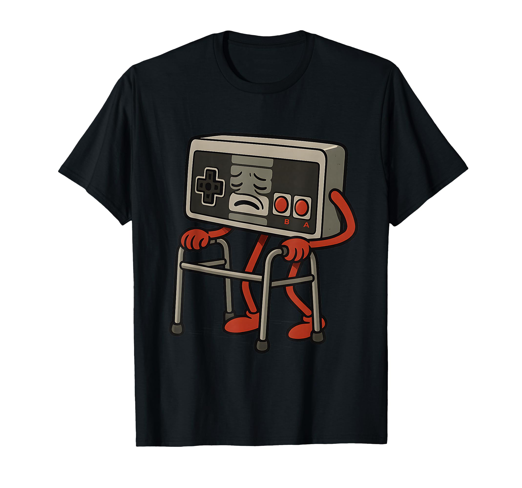 Funny Old Gamer Gaming 80S 90S Video T-Shirt - Custom Art Print Unisex - T-Shirt, Sweatshirt, Hoodie