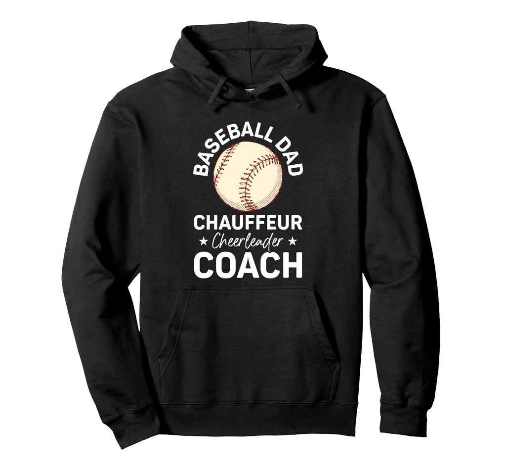 Fathers Day Baseball Dad Parent Hoodie - Streetwear Style Men Women - T-Shirt, Sweatshirt, Hoodie