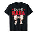 Baseball Nana Coquette Bow Game T-Shirt - Casual Everyday Wear for Adults - T-Shirt, Sweatshirt, Hoodie