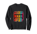 Old School Hip Hop 80S 90S Cassette Sweatshirt - Trendy Graphic Unisex - T-Shirt, Sweatshirt, Hoodie