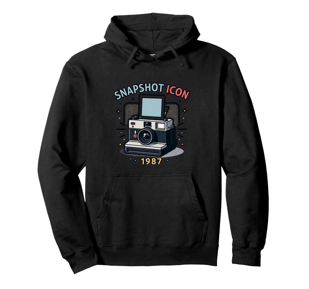 Instant Camera Photographer Hoodie - Fun Novelty Design for Adults - T-Shirt, Sweatshirt, Hoodie