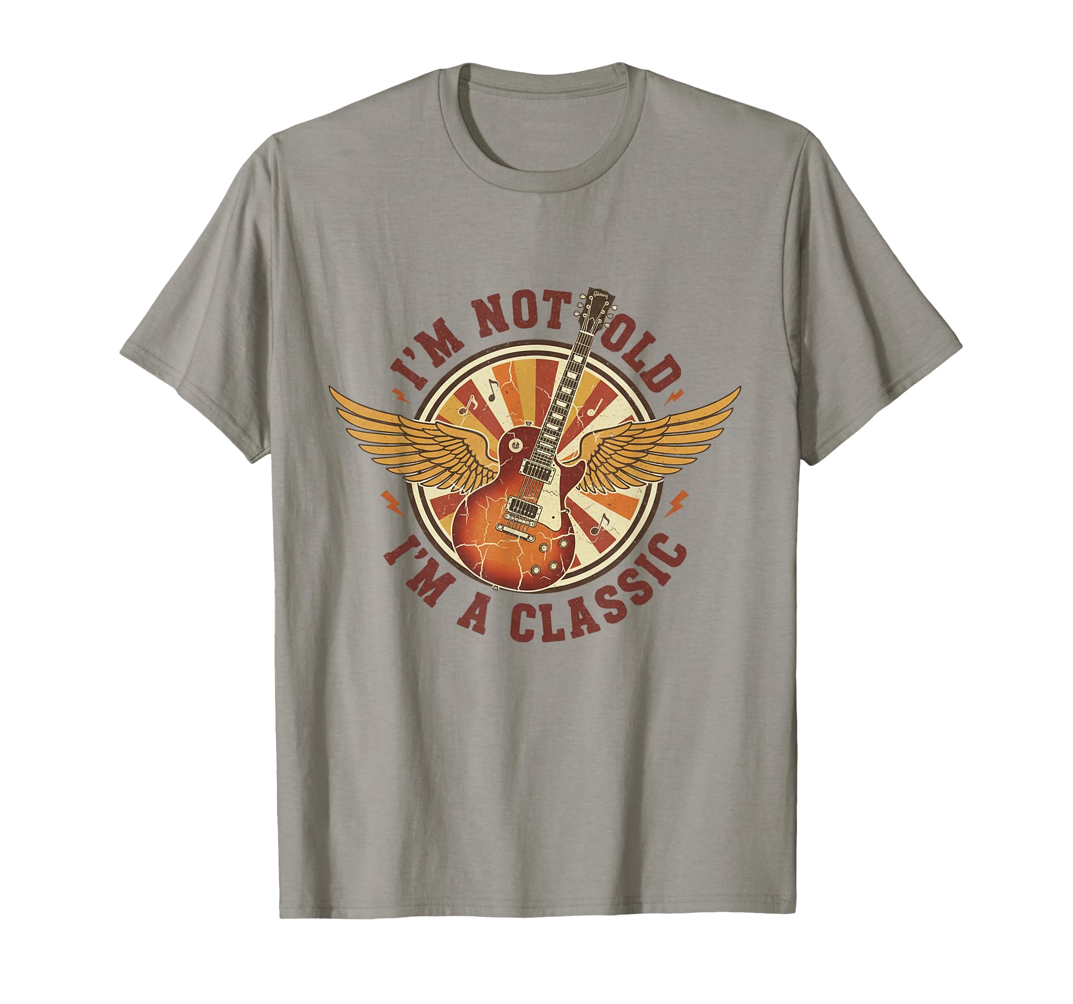 Guitar Im Not Old Im Musician Gift T-Shirt - Custom Art Print for Adults - T-Shirt, Sweatshirt, Hoodie