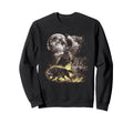 Wolf Animal Grunge Aesthetic 90S Sweatshirt - Fun Novelty Design Men Women - T-Shirt, Sweatshirt, Hoodie