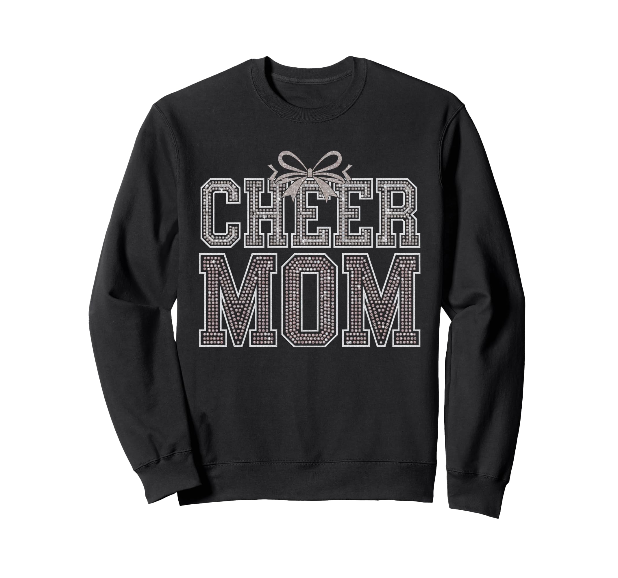 Cheer Mom Mother Bow Cheerleader Game Sweatshirt - Custom Art Print Unisex - T-Shirt, Sweatshirt, Hoodie