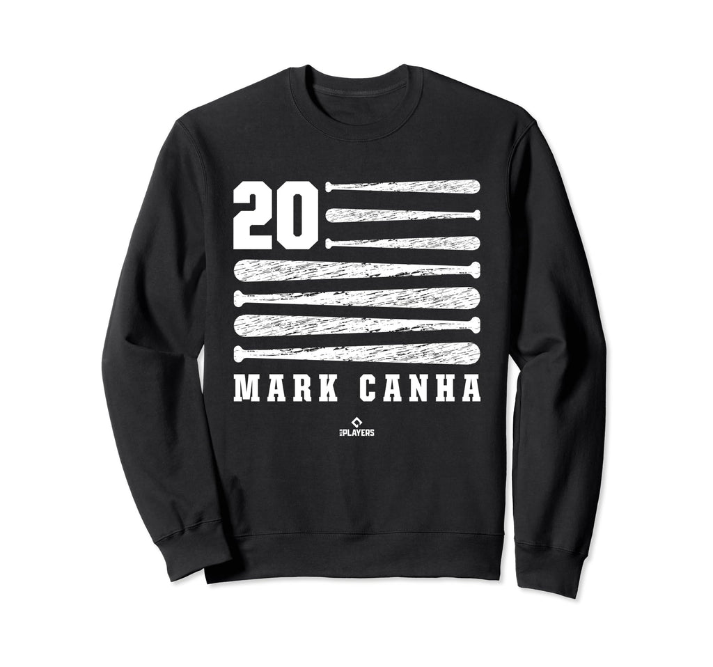Mark Canha Flag Oakland Patriotic Sweatshirt - Minimalist Print Men Women - T-Shirt, Sweatshirt, Hoodie