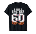 Proud Brother Baseball Player Number 60 T-Shirt - Unique Graphic Men Women - T-Shirt, Sweatshirt, Hoodie