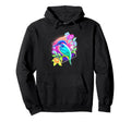 Vaporwave Kingfisher Flowers Aesthetic Art Hoodie - Graphic Print Unisex - T-Shirt, Sweatshirt, Hoodie