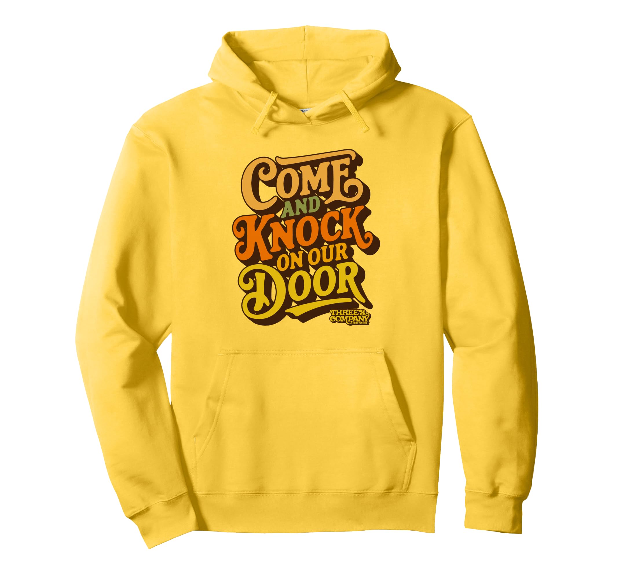 Come Knock Our Door Threes Hoodie - Casual Everyday Wear for Adults - T-Shirt, Sweatshirt, Hoodie