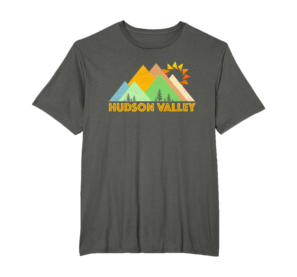 Hudson Valley Ny Distressed T-Shirt - Fun Novelty Design for Adults - T-Shirt, Sweatshirt, Hoodie