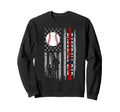 Fathers Day Usa Flag Patriotic Sweatshirt - Aesthetic Graphic Men Women - T-Shirt, Sweatshirt, Hoodie