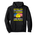 Softball Dad Like Baseball Dad But Hoodie - Novelty Apparel Men Women - T-Shirt, Sweatshirt, Hoodie