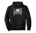 Patriotic American Flag Baseball Baseball Hoodie - Aesthetic Graphic Unisex - T-Shirt, Sweatshirt, Hoodie