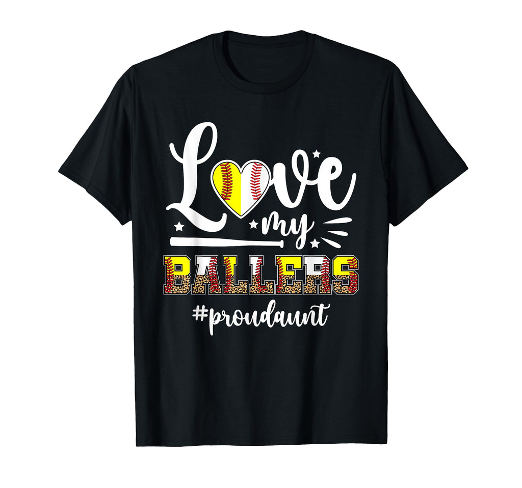 Love My Ballers Baseball Softball T-Shirt - Streetwear Style Men Women - T-Shirt, Sweatshirt, Hoodie