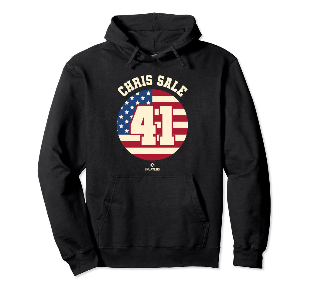 Chris Sale Flag Patriotic Boston Hoodie - Casual Everyday Wear Men Women - T-Shirt, Sweatshirt, Hoodie