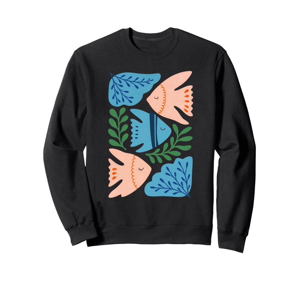 Fisher Aesthetic Fish Coral Boho Sweatshirt - Aesthetic Graphic Men Women - T-Shirt, Sweatshirt, Hoodie