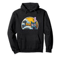 80S Great Wave Japanese Vaporwave Cat Hoodie - Custom Art Print Unisex - T-Shirt, Sweatshirt, Hoodie