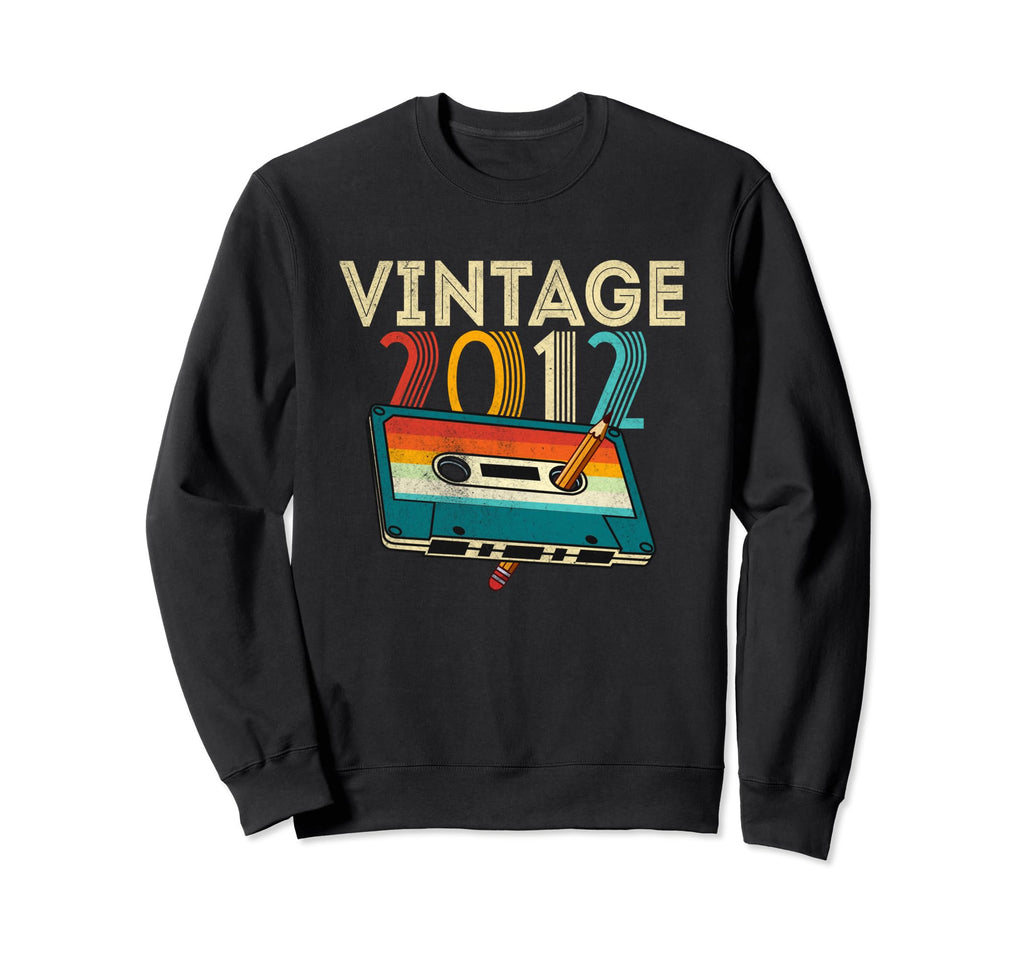 13 Year Old Gifts 2012 Cassette Sweatshirt - Custom Art Print for Adults - T-Shirt, Sweatshirt, Hoodie