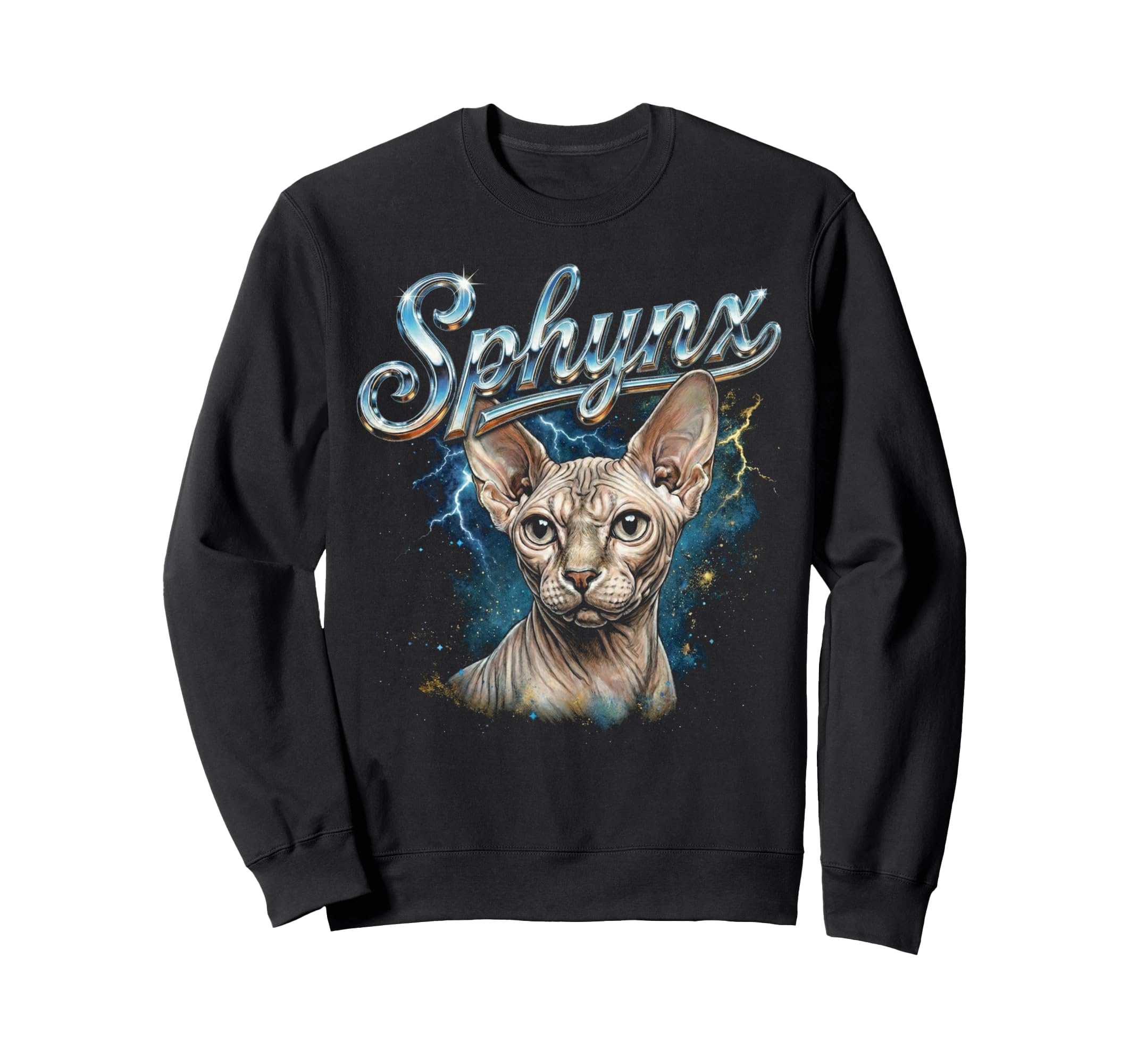 Sphynx 90S Funny Sphynx Cat Owner Sweatshirt - Minimalist Print Men Women - T-Shirt, Sweatshirt, Hoodie