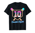 Baseball 10 Year Old Ice Cream Drip T-Shirt - Aesthetic Graphic Unisex - T-Shirt, Sweatshirt, Hoodie