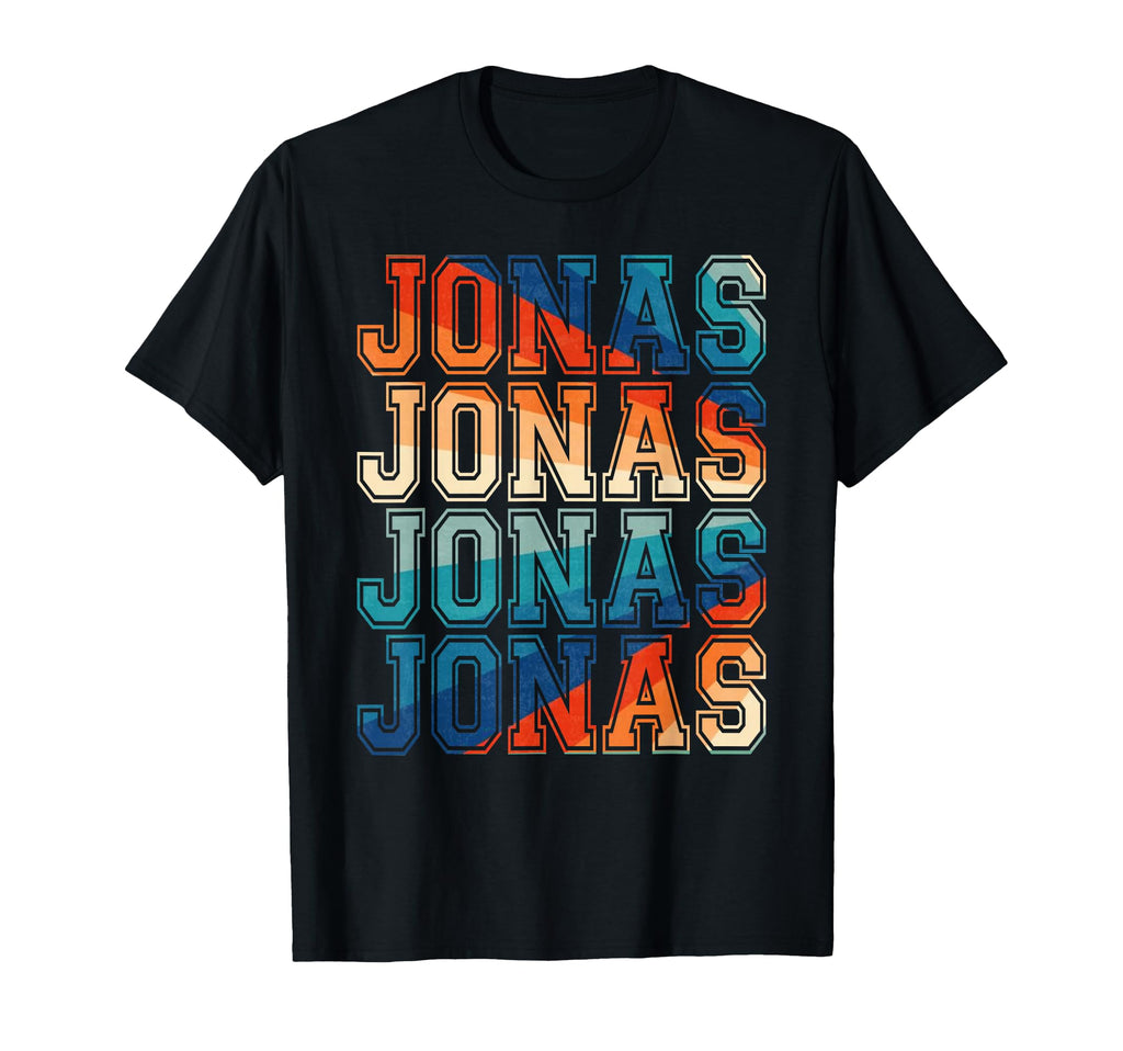 Jonas First Name Pride Distressed T-Shirt - Novelty Apparel Men Women - T-Shirt, Sweatshirt, Hoodie