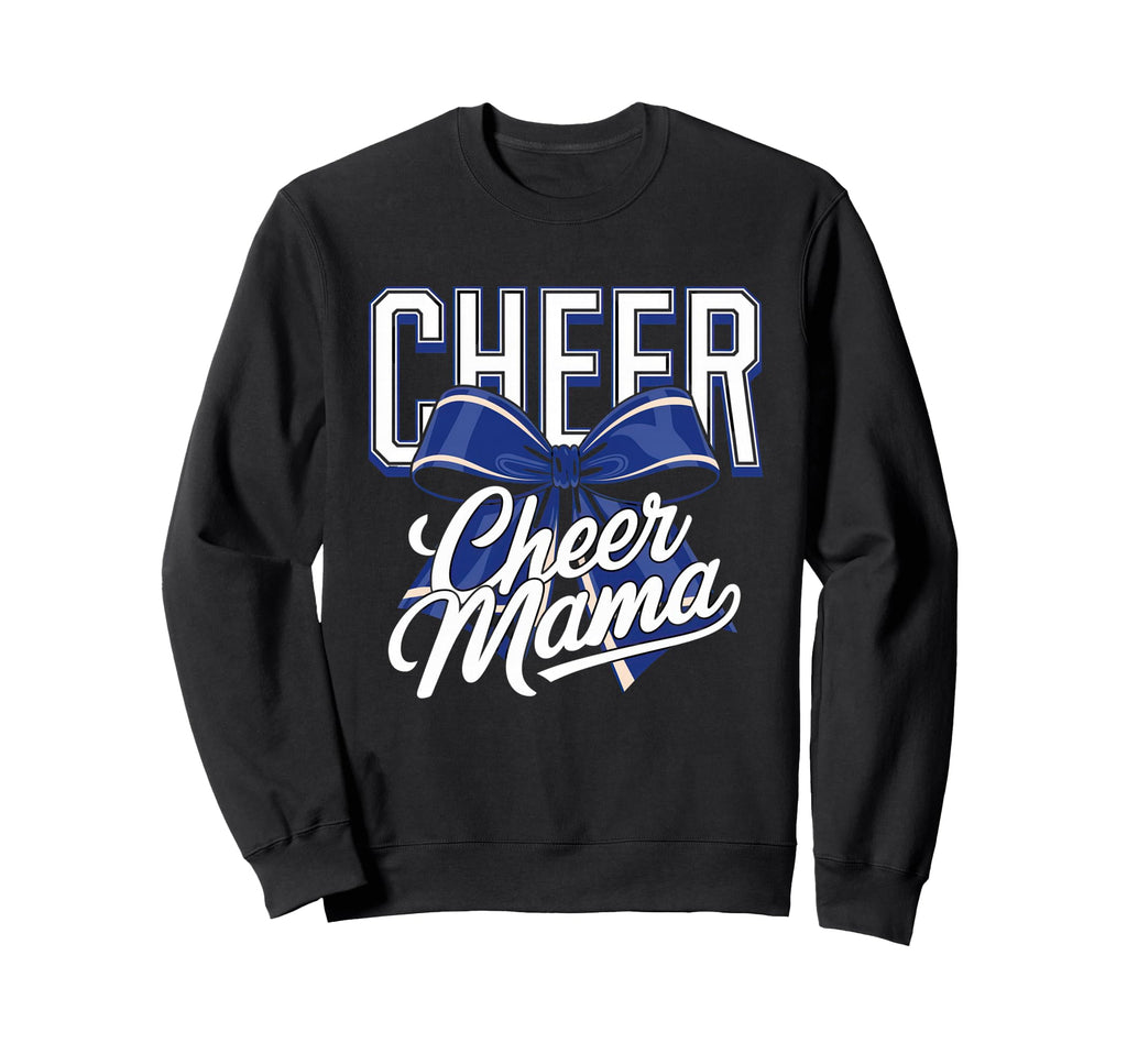 Cheer Mom Mother Bow Cheerleader Sweatshirt - Graphic Print for Adults - T-Shirt, Sweatshirt, Hoodie