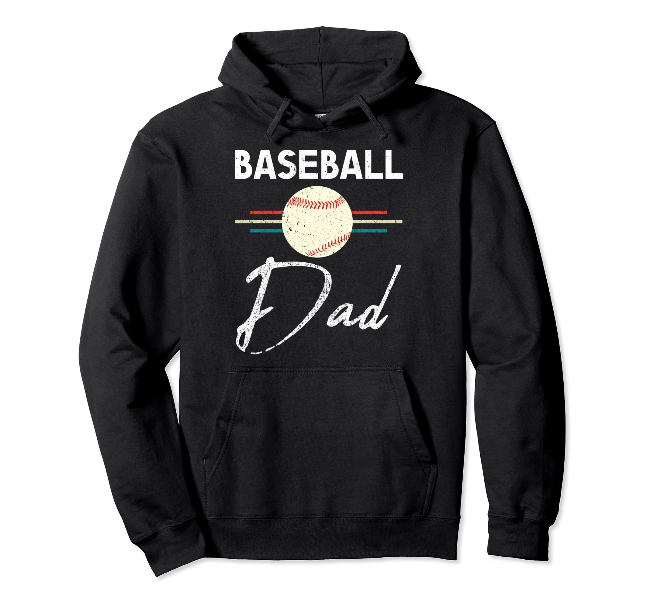 Baseball Dad Fathers Day Sports Proud Hoodie - Unique Graphic Men Women - T-Shirt, Sweatshirt, Hoodie