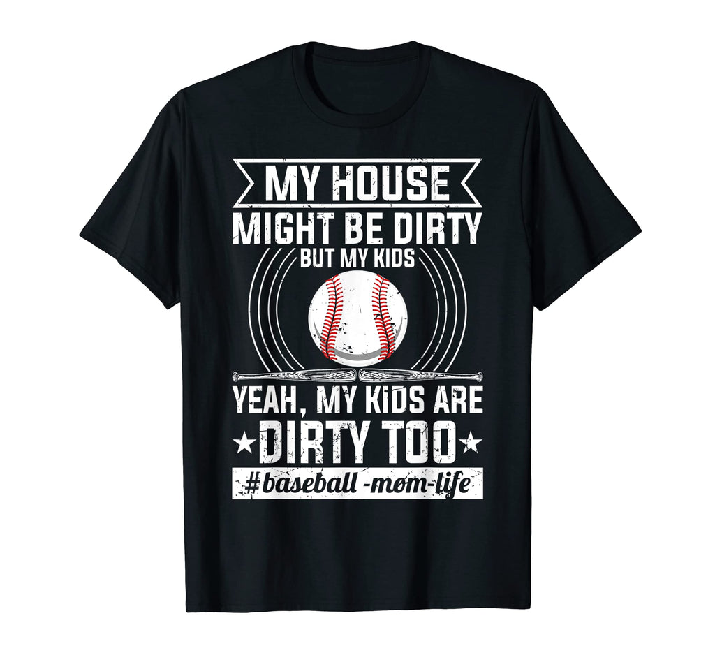 Baseball Mom Softball Mom Mothers T-Shirt - Aesthetic Graphic Men Women - T-Shirt, Sweatshirt, Hoodie
