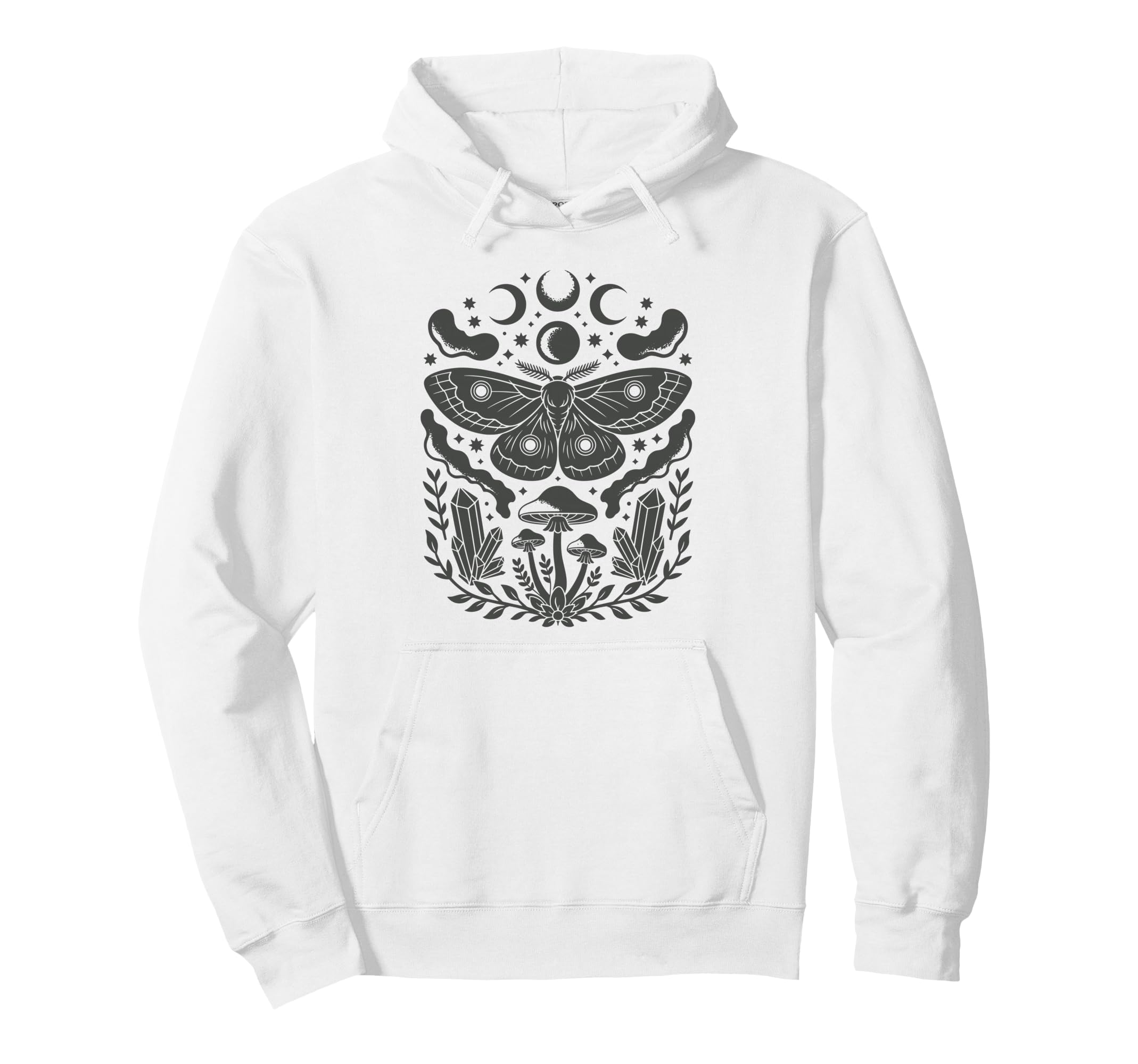 Butterfly Grunge Fairycore Therian Moth Hoodie - Fun Novelty Design Unisex - T-Shirt, Sweatshirt, Hoodie