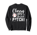 Baseball Pitcher Mom Funny Mom Sweatshirt - Trendy Graphic Men Women - T-Shirt, Sweatshirt, Hoodie