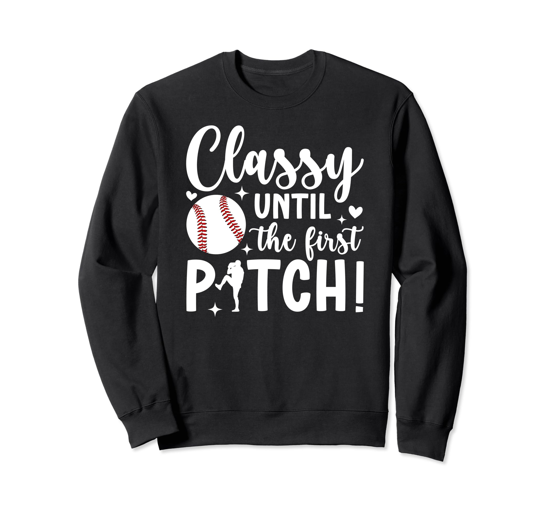Baseball Pitcher Mom Funny Mom Sweatshirt - Trendy Graphic Men Women - T-Shirt, Sweatshirt, Hoodie