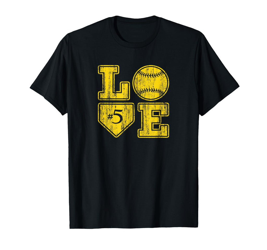 Love Baseball Softball Mom Distressed T-Shirt - Custom Art Print Unisex - T-Shirt, Sweatshirt, Hoodie