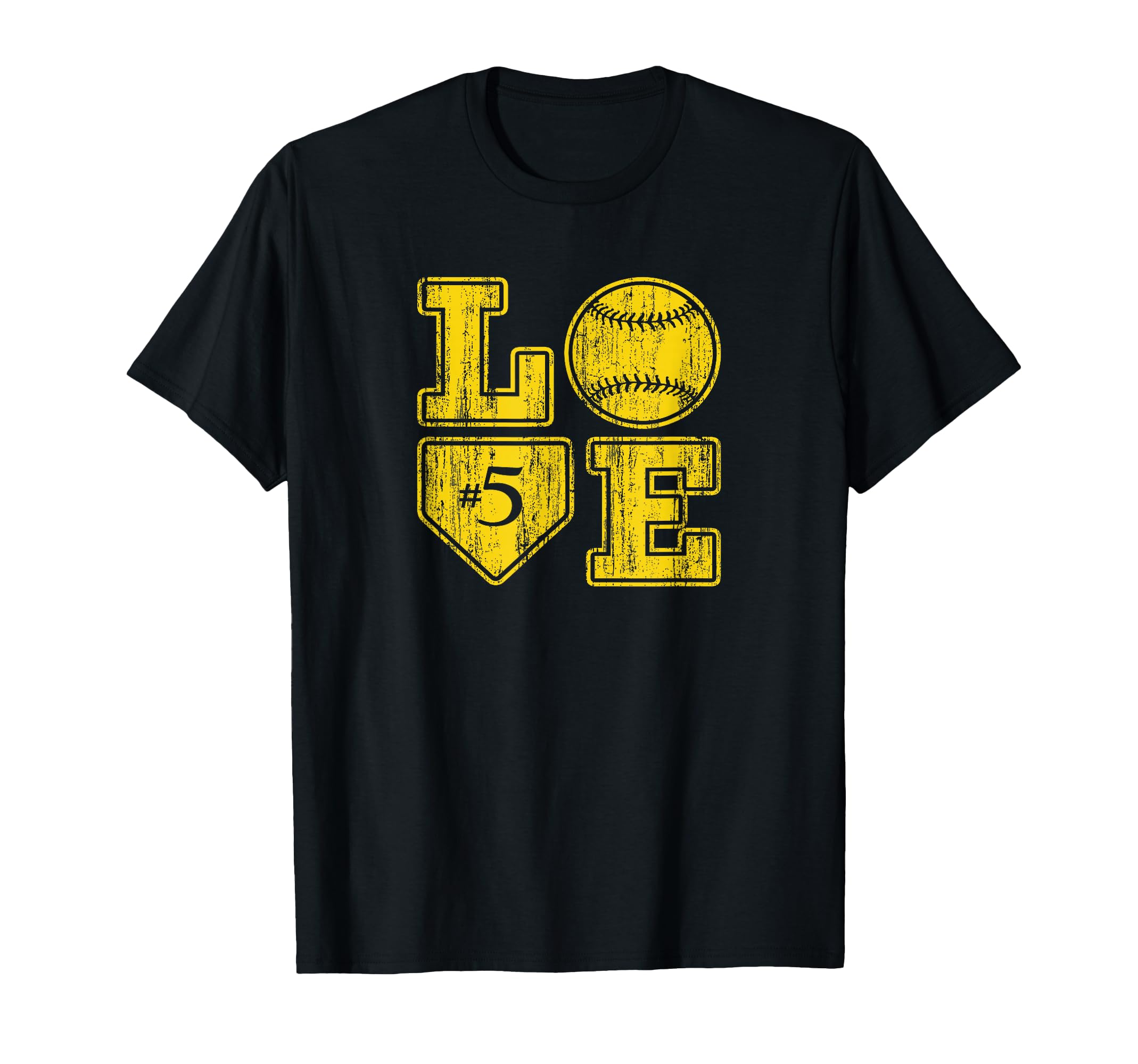 Love Baseball Softball Mom Distressed T-Shirt - Custom Art Print Unisex - T-Shirt, Sweatshirt, Hoodie