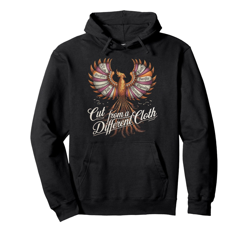 Cut From Different Cloth Urban Hip Hoodie - Fun Novelty Design for Adults - T-Shirt, Sweatshirt, Hoodie