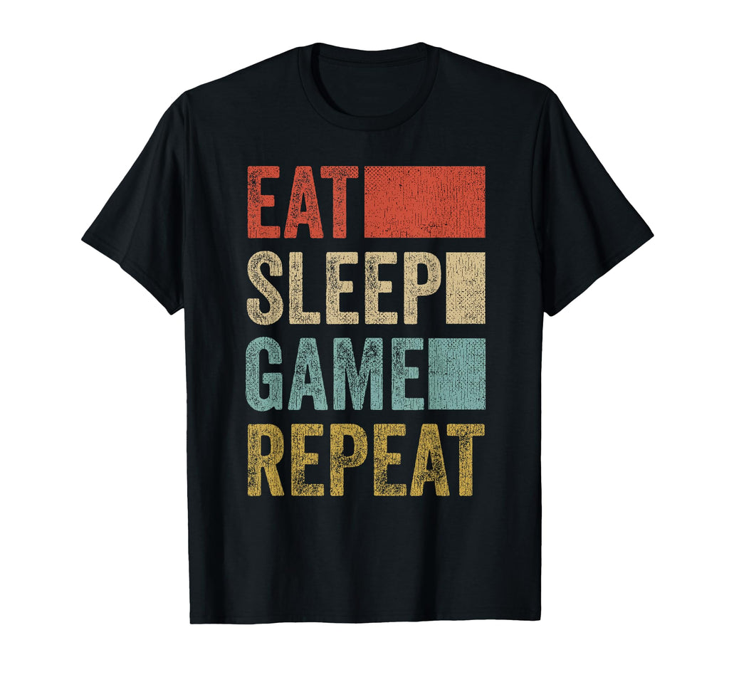 Gamer Accessory Eat Sleep Game T-Shirt - Aesthetic Graphic for Adults - T-Shirt, Sweatshirt, Hoodie
