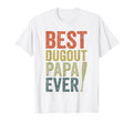 Grandpa Baseball Best Dugout Papa Ever T-Shirt - Custom Art Print Unisex - T-Shirt, Sweatshirt, Hoodie