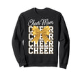 Cheer Mom Mother Bow Cheerleader Sweatshirt - Trendy Graphic Men Women - T-Shirt, Sweatshirt, Hoodie