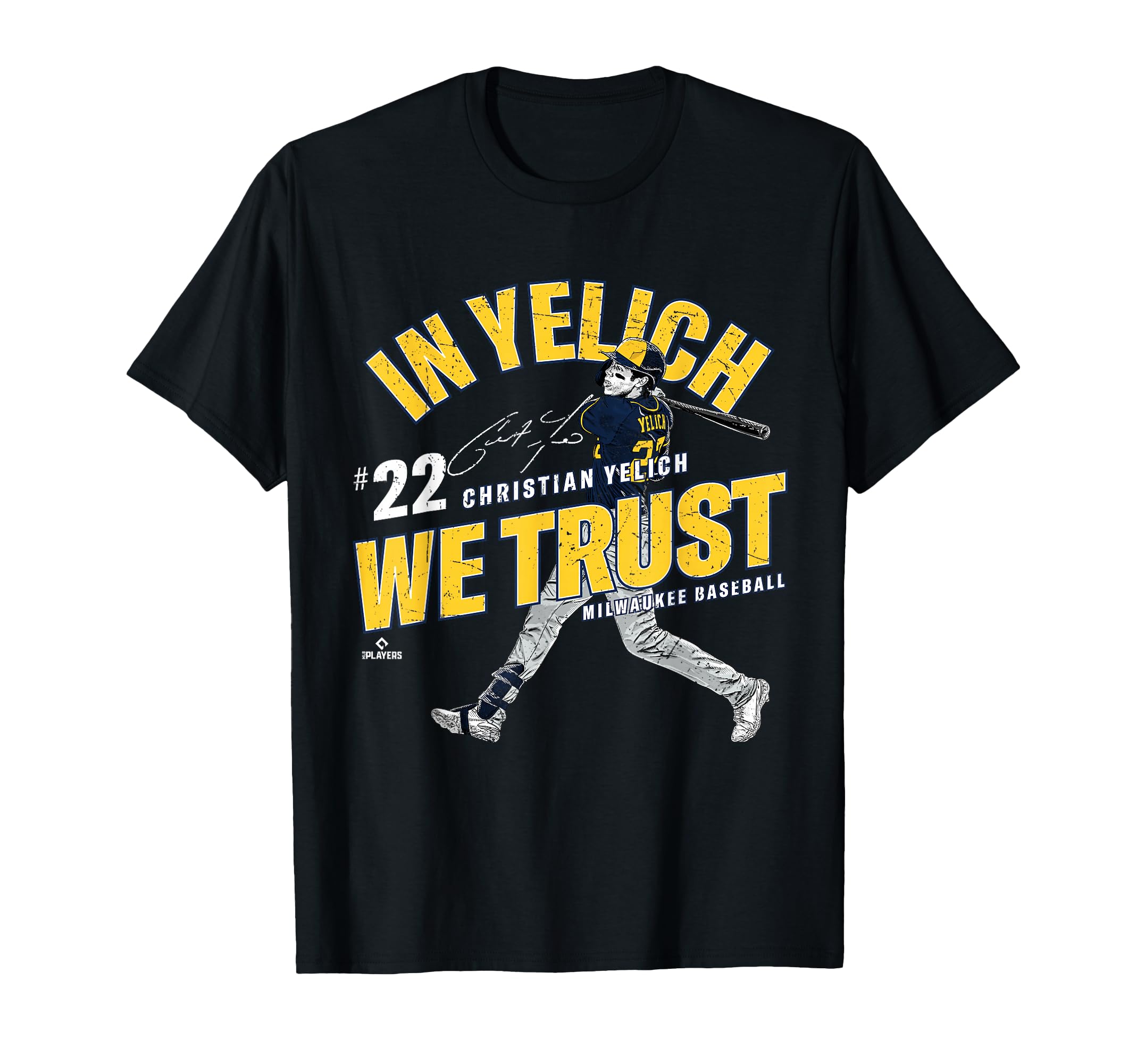 Yelich We Trust Christian Yelich T-Shirt - Casual Everyday Wear for Adults - T-Shirt, Sweatshirt, Hoodie