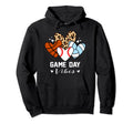 Game Day Vibes Funny Baseball Volleyball Hoodie - Unique Graphic Unisex - T-Shirt, Sweatshirt, Hoodie