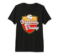 Baseball Champ Baseball Player Baseball T-Shirt - Minimalist Print Unisex - T-Shirt, Sweatshirt, Hoodie