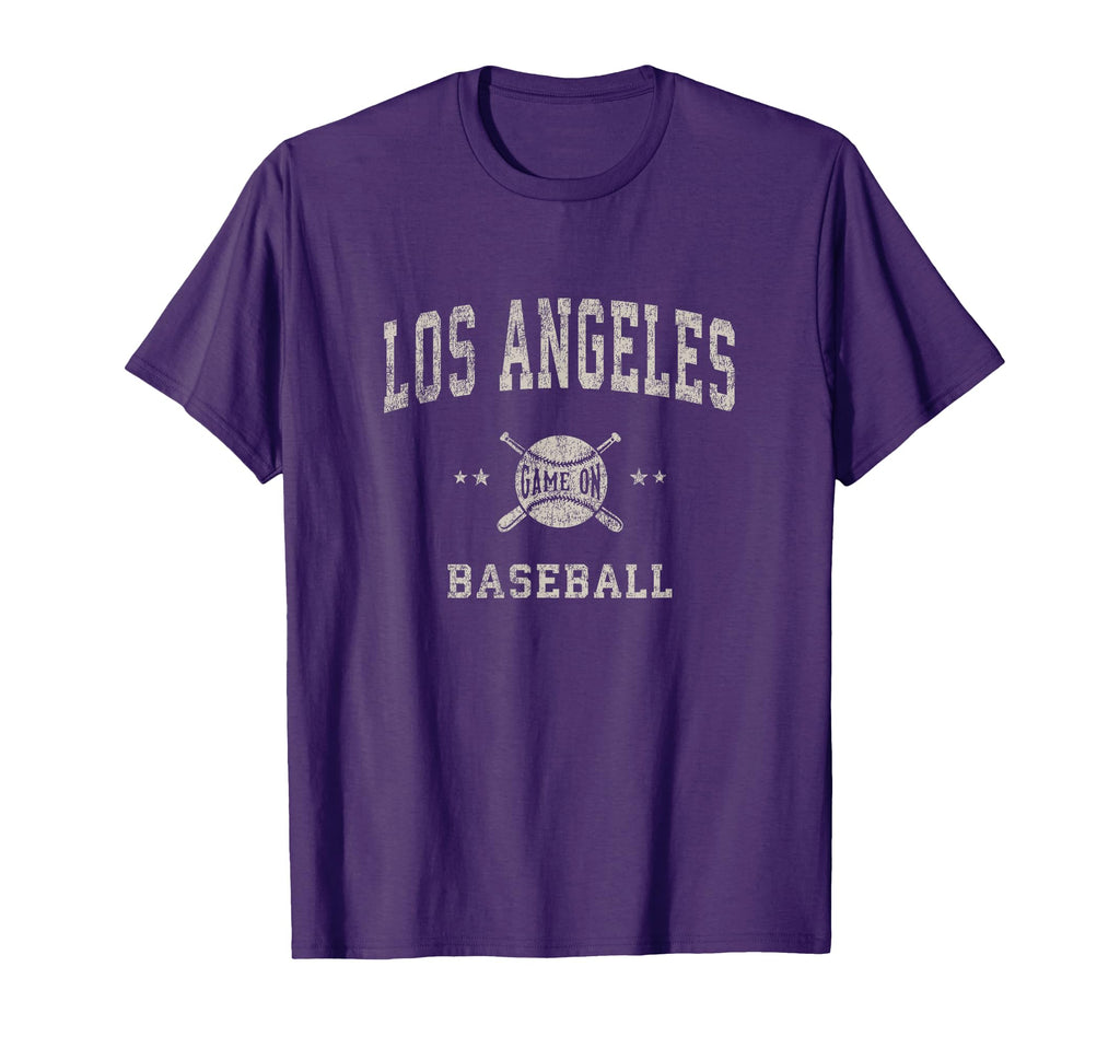 Los Angeles La Baseball Throwback T-Shirt - Trendy Graphic Men Women - T-Shirt, Sweatshirt, Hoodie