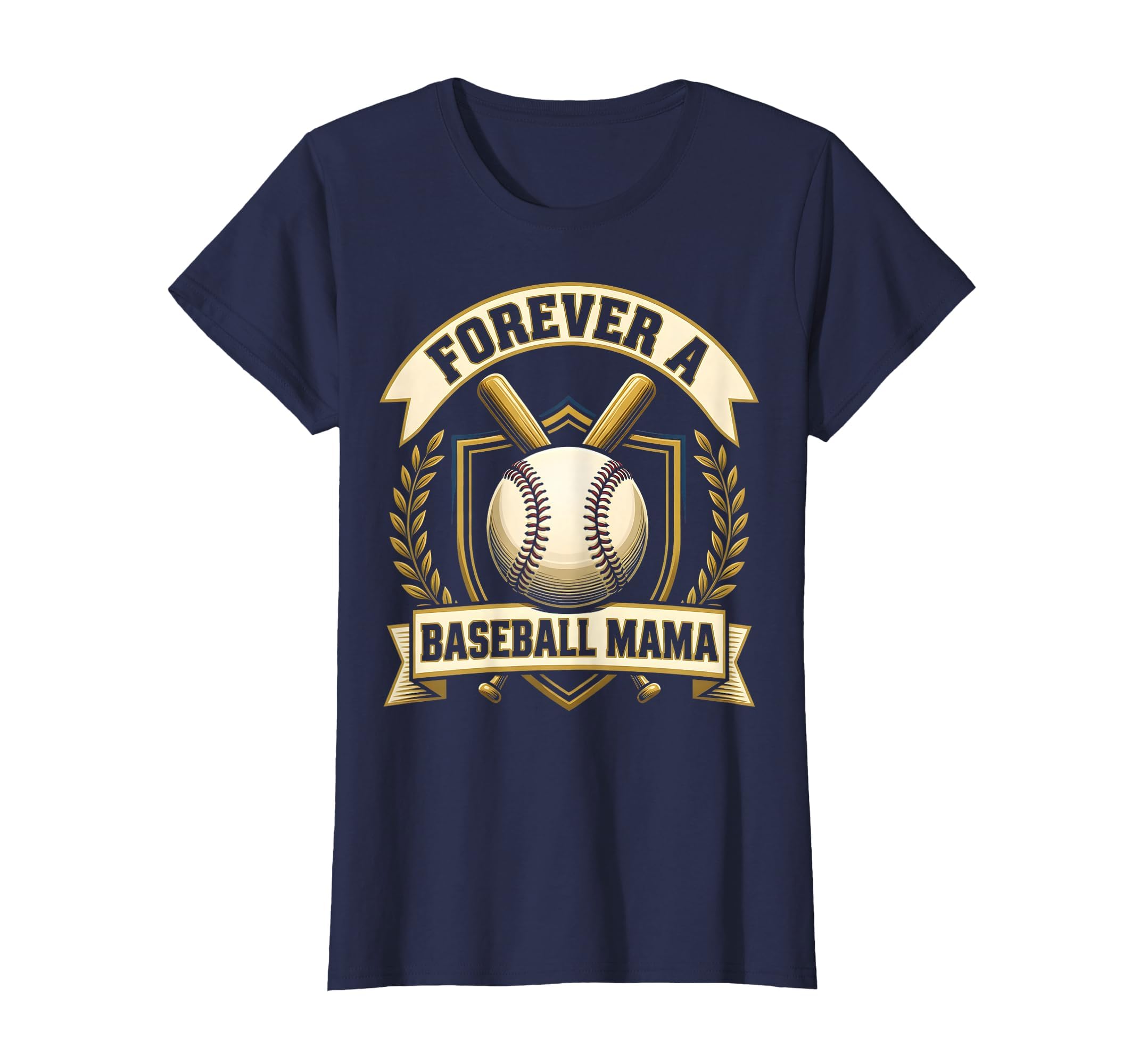 Forever Baseball Mama Proud Mom T-Shirt - Unique Graphic Men Women - T-Shirt, Sweatshirt, Hoodie