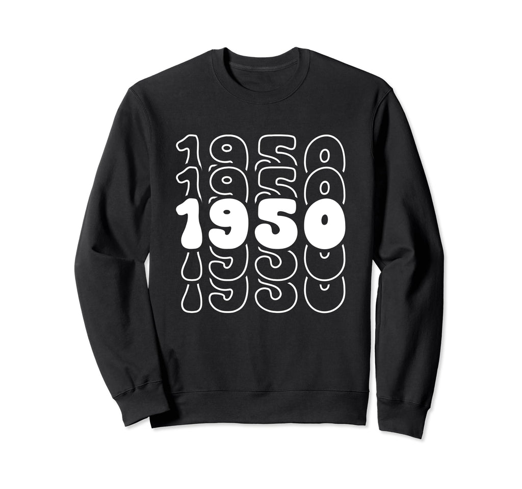 74 Year Old Groovy 74Th Birthday Boho Sweatshirt - Trendy Graphic Unisex - T-Shirt, Sweatshirt, Hoodie