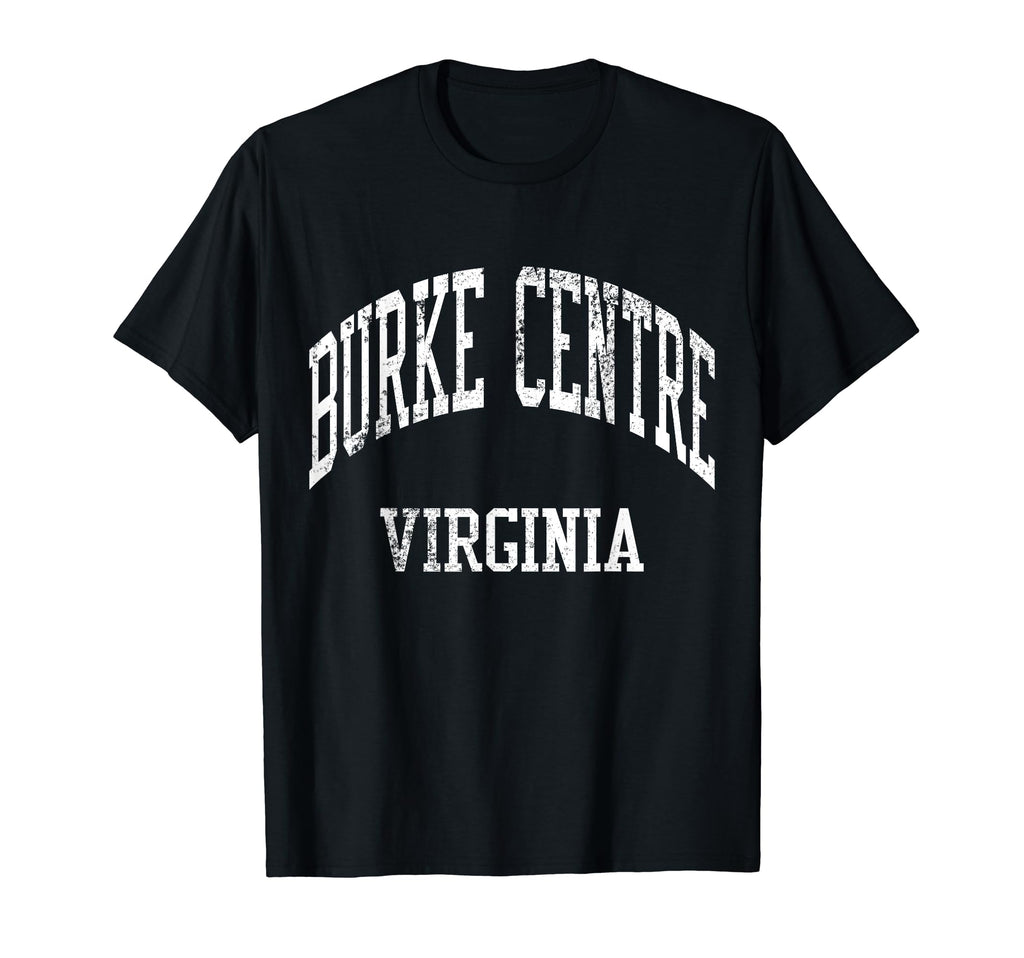 Burke Centre Virginia 70S College T-Shirt - Custom Art Print for Adults - T-Shirt, Sweatshirt, Hoodie