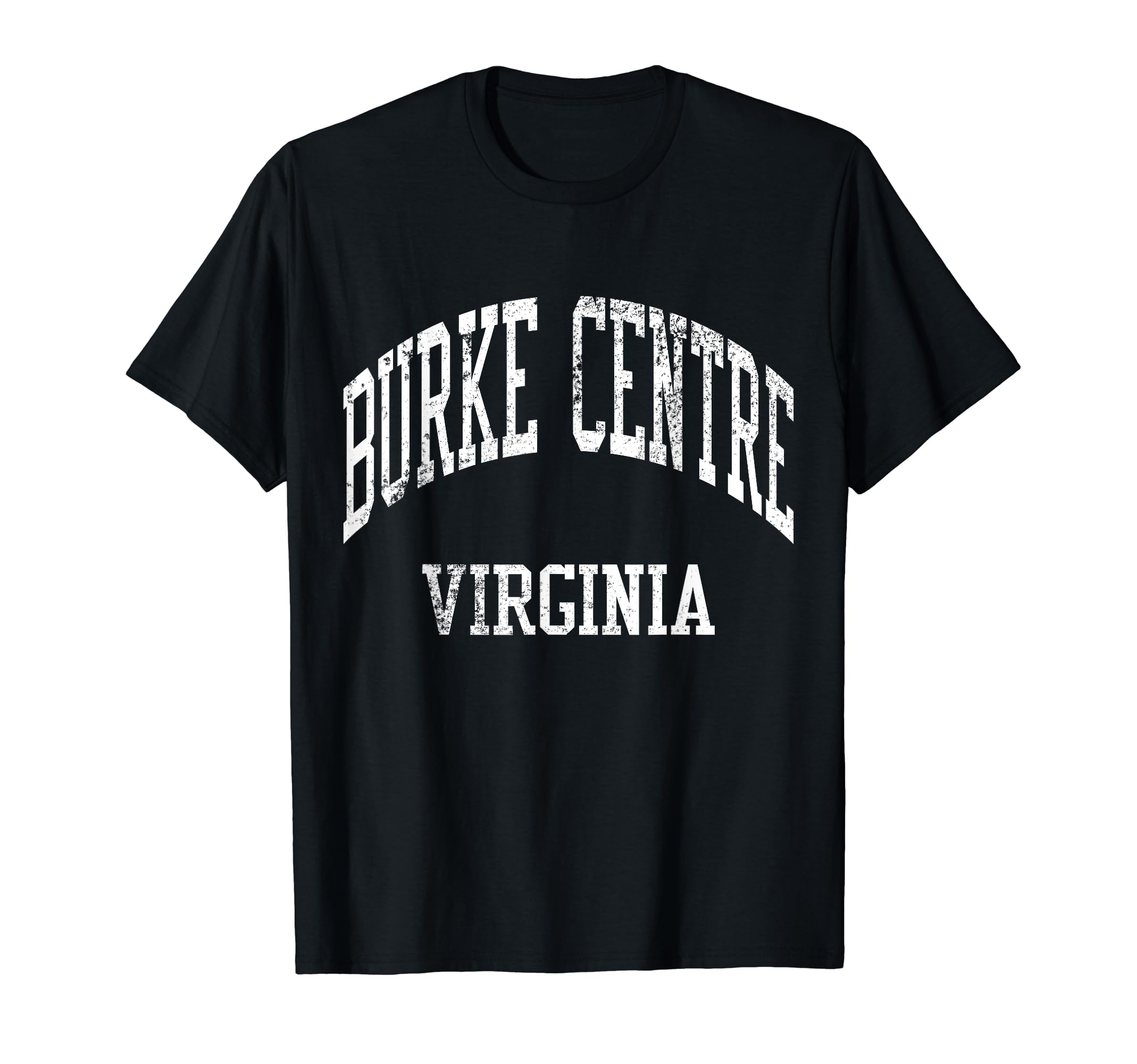 Burke Centre Virginia 70S College T-Shirt - Custom Art Print for Adults - T-Shirt, Sweatshirt, Hoodie