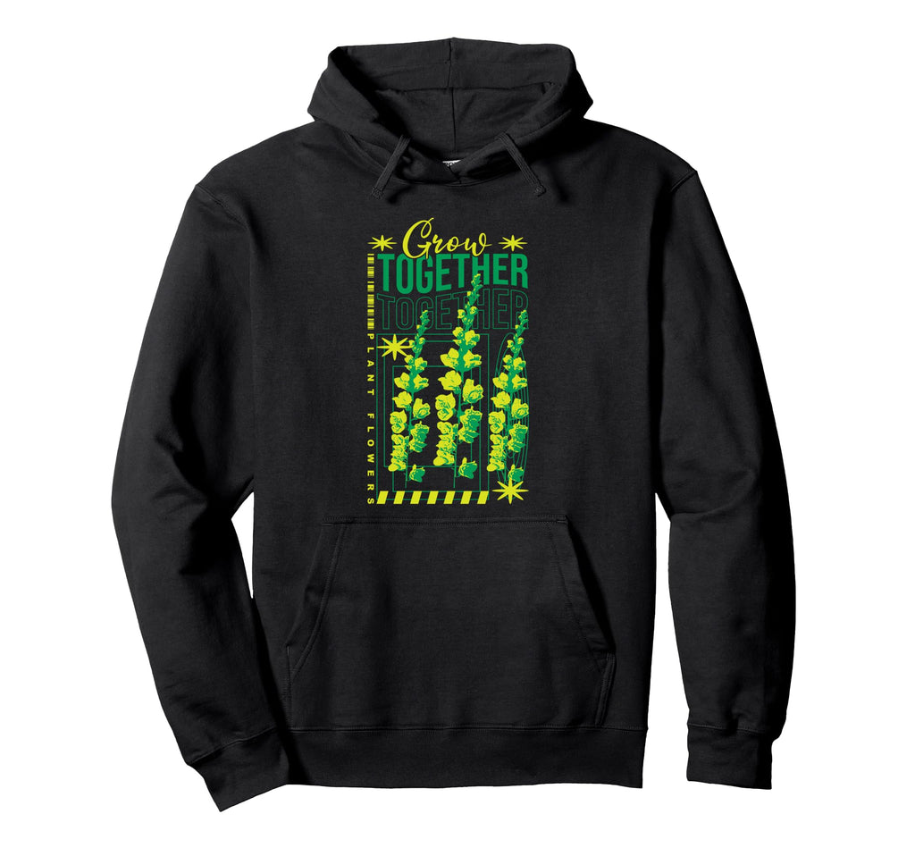 Y2K Grow Together Bold Urban Hoodie - Aesthetic Graphic for Adults - T-Shirt, Sweatshirt, Hoodie