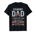 Gaming Dad Father Son Fathers Day Video T-Shirt - Custom Art Print Unisex - T-Shirt, Sweatshirt, Hoodie