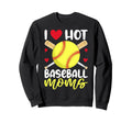 Colorful Baseball Inspired Moms Sweatshirt - Fun Novelty Design for Adults - T-Shirt, Sweatshirt, Hoodie