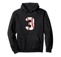 Baseball Player Jersey Number 3 3 Hoodie - Streetwear Style Men Women - T-Shirt, Sweatshirt, Hoodie